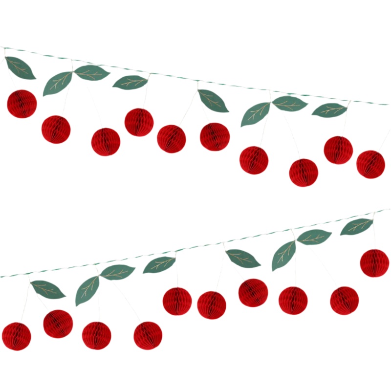 CHERRY HONEYCOMB GARLAND