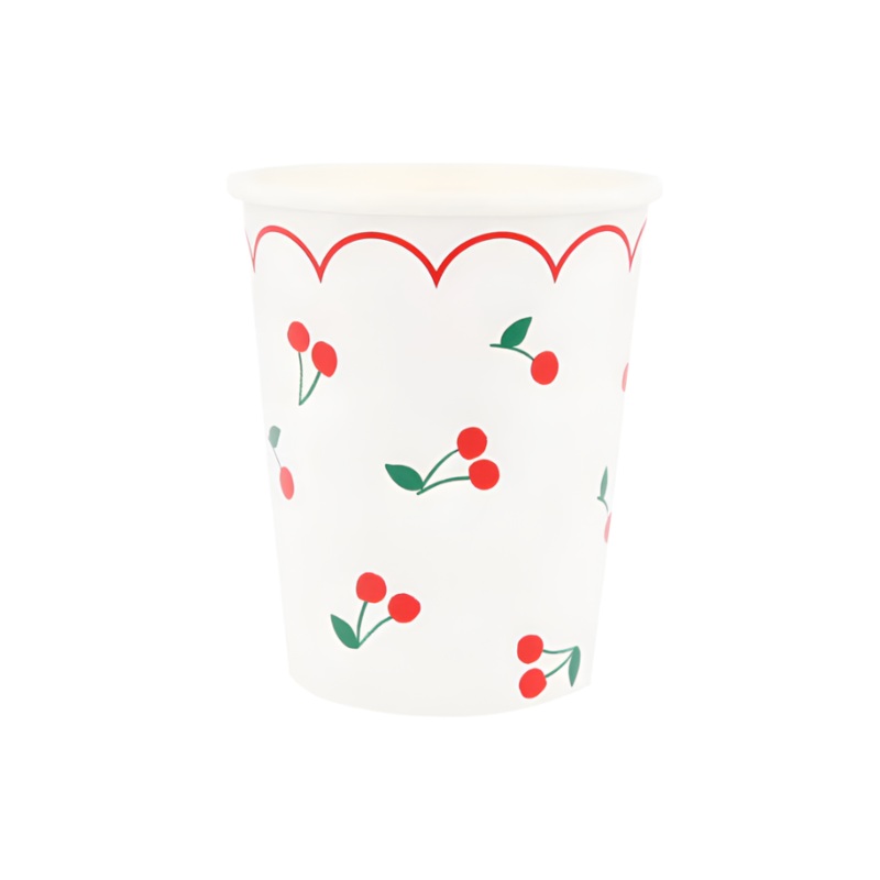 CHERRY PATTERN CUPS