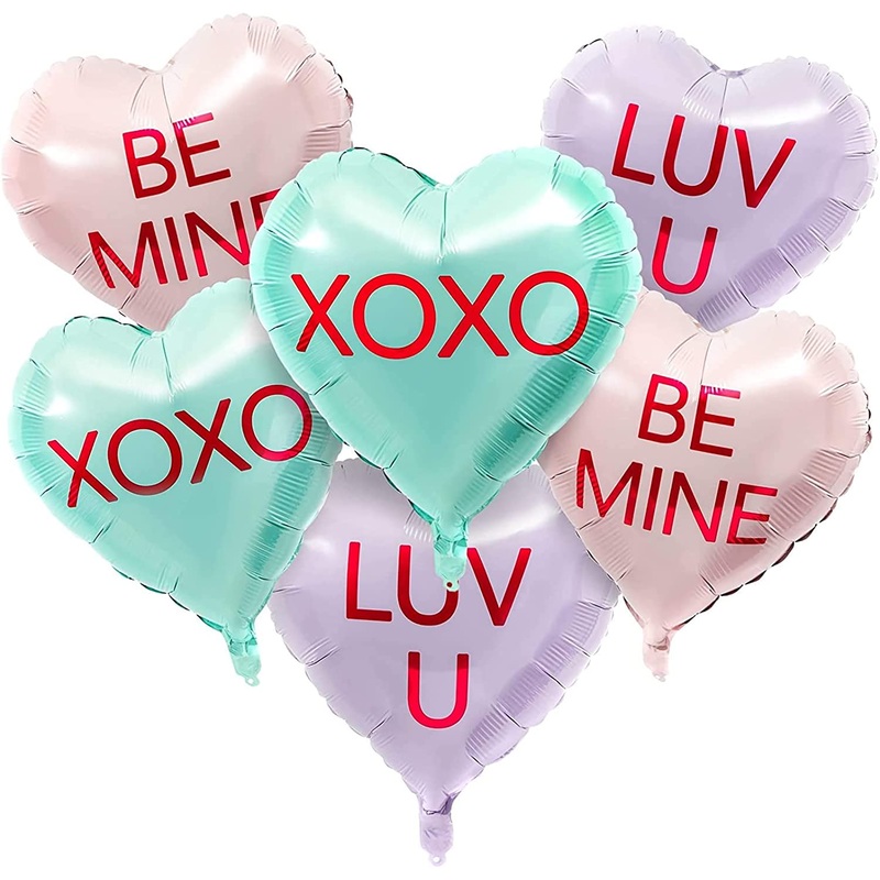 CONVERSATION HEART BALLOON