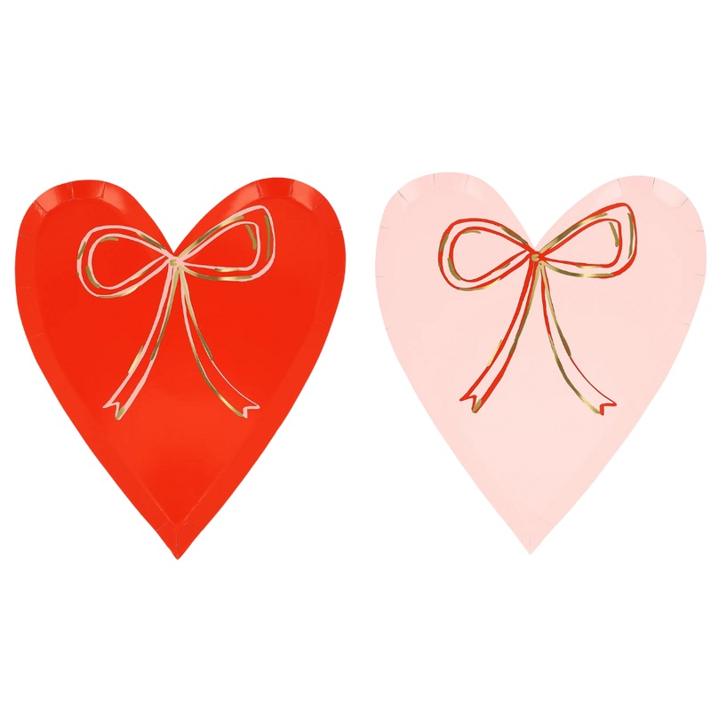 HEART WITH BOW PLATES