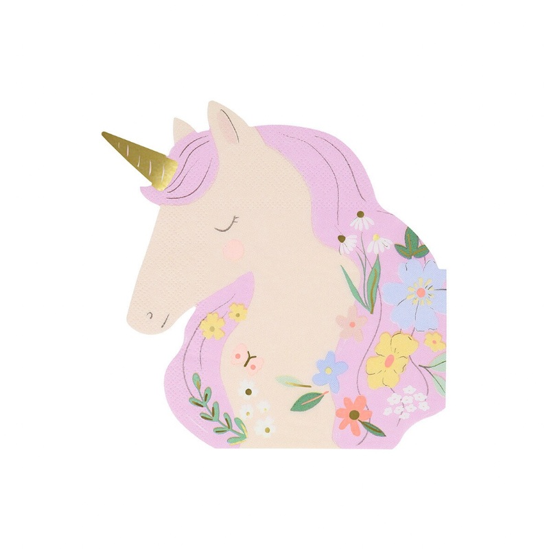 MEADOW UNICORN SHAPED NAPKINS