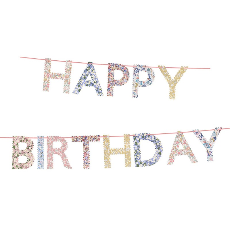 MERI MERI X LIBERTY HAPPY BIRTHDAY GARLAND