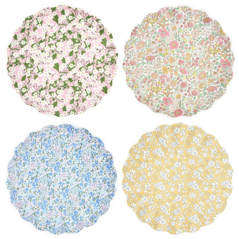 MERI MERI X LIBERTY MIXED SET REUSABLE PLATES