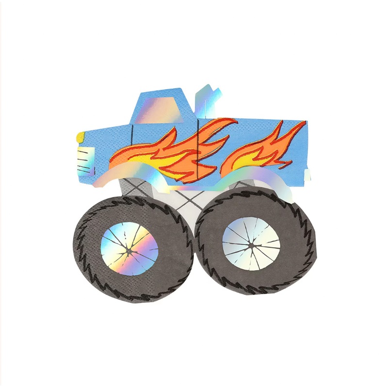 MONSTER TRUCK NAPKINS