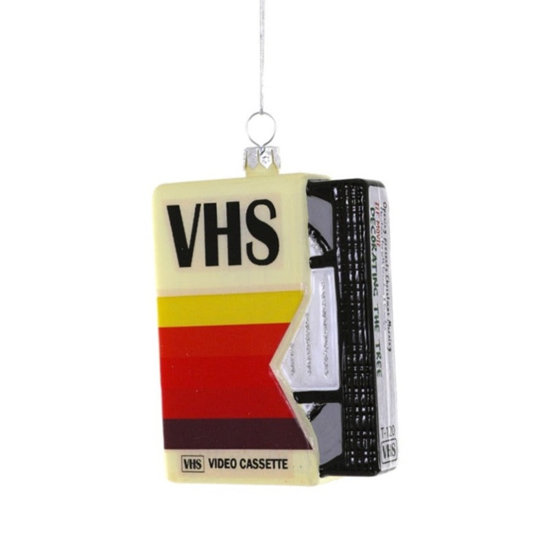 VHS TAPE ORNAMENT BY CODY FOSTER