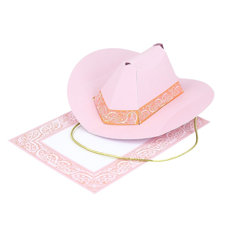 WESTERN HAT POP-UP BIRTHDAY CARD