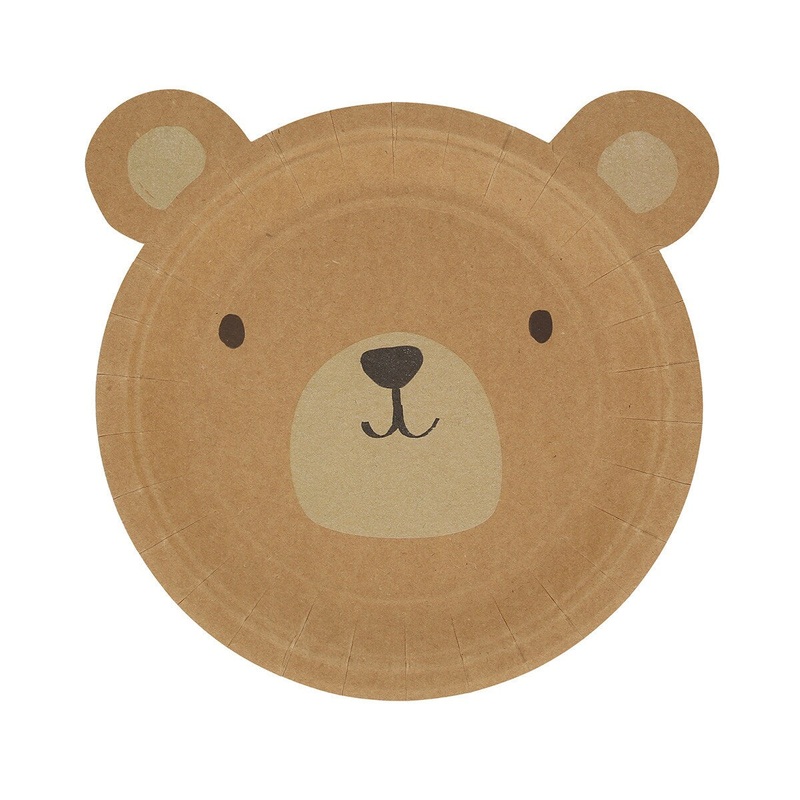 WOODLAND BEAR PLATES