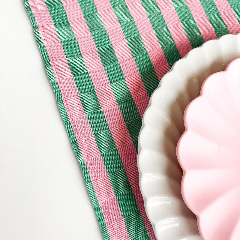 FLORA STRIPE TABLE RUNNER