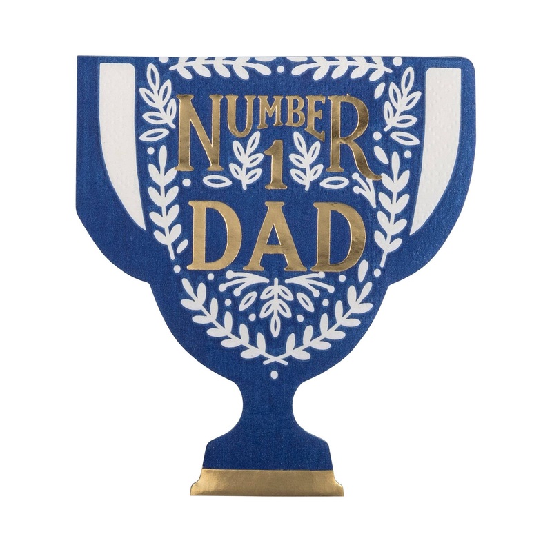NUMBER 1 DAD TROPHY NAPKINS