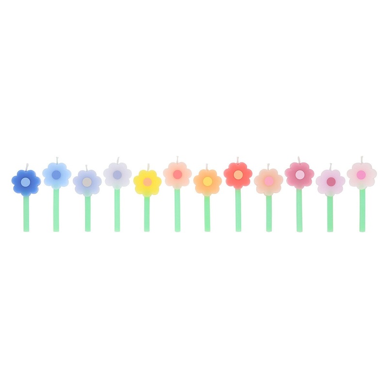 RAINBOW DAISY CANDLES