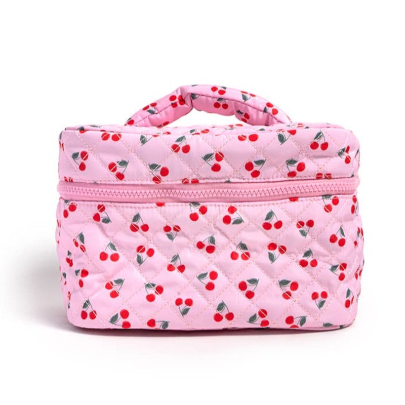 RED CHERRIES COSMETIC TRAVEL BAG