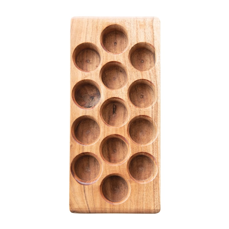 ACACIA WOOD EGG TRAY