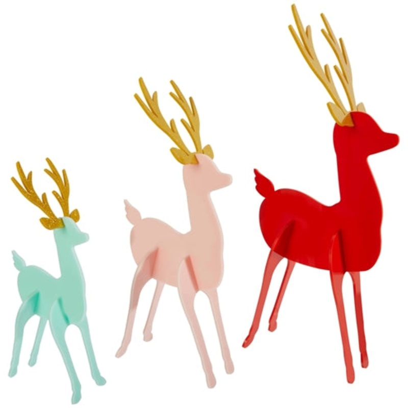 COLORFUL ACRYLIC DEER