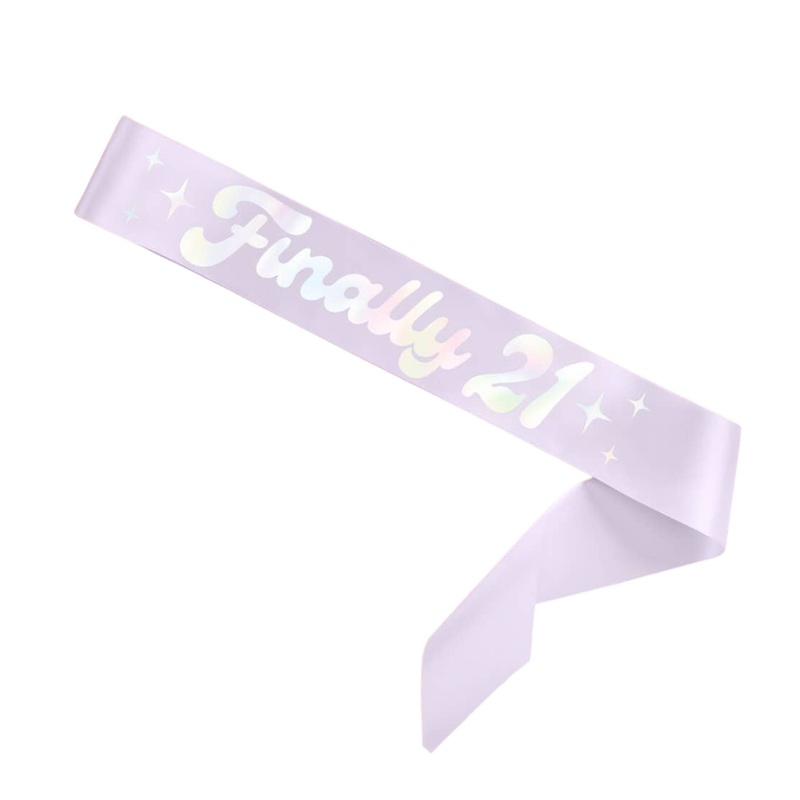 FINALLY 21 BIRTHDAY SASH
