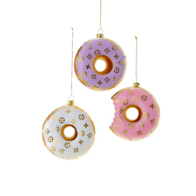 MEDIUM FASHION HOUSE DONUT ORNAMENT BY CODY FOSTER