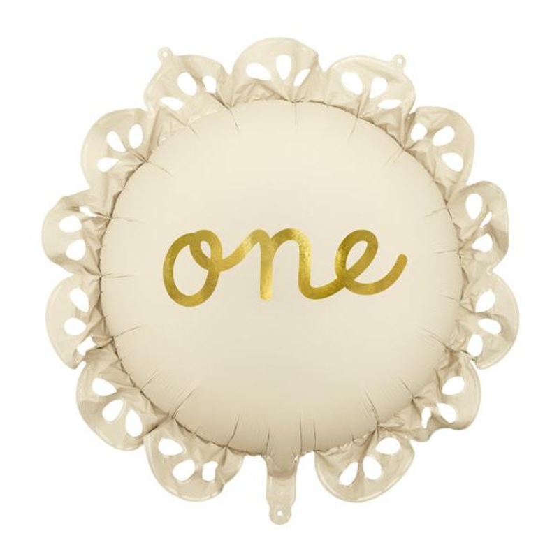 ONE SCALLOPED FOIL BALLOON