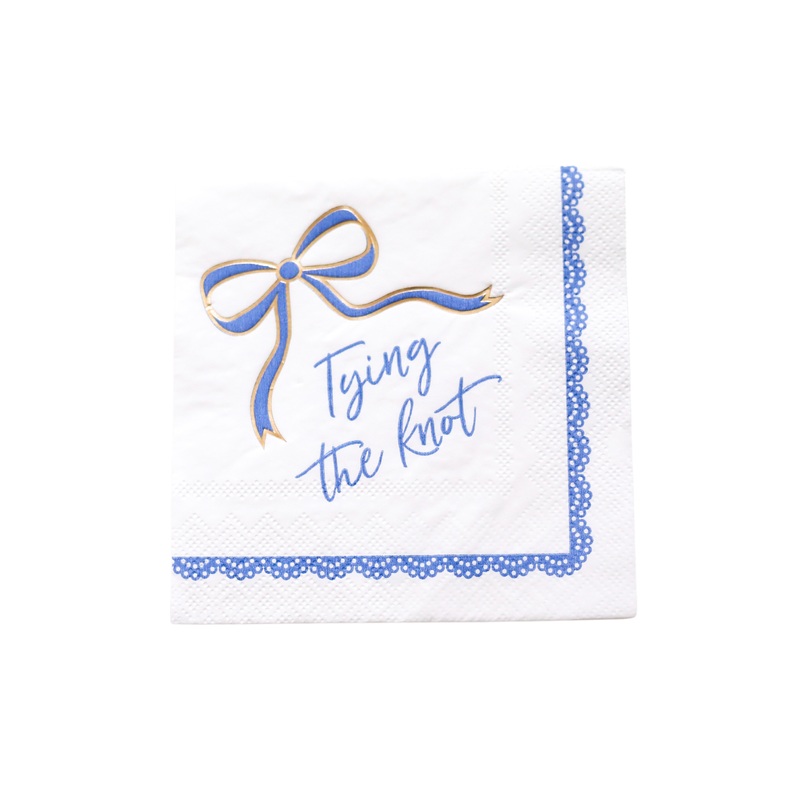 TYING THE KNOT COCKTAIL NAPKINS