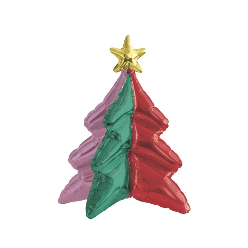CHRISTMAS TREE FOIL BALLOON CENTERPIECE