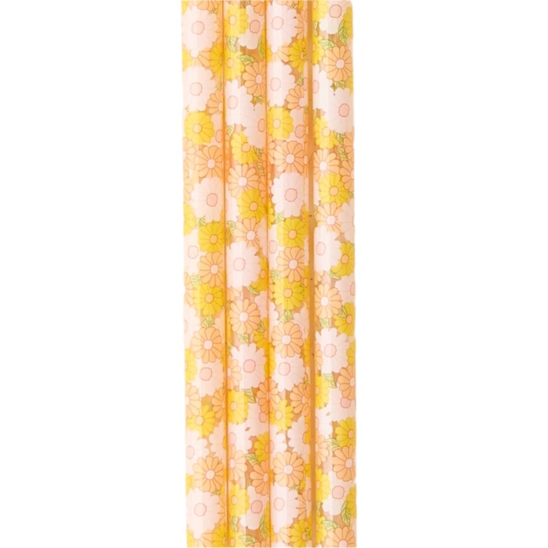 DAISY TUMBLER STRAW SET