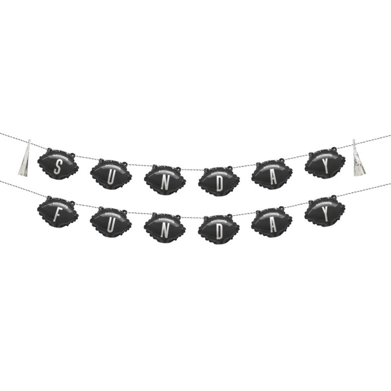 FOOTBALL MINI BALLOON BANNER