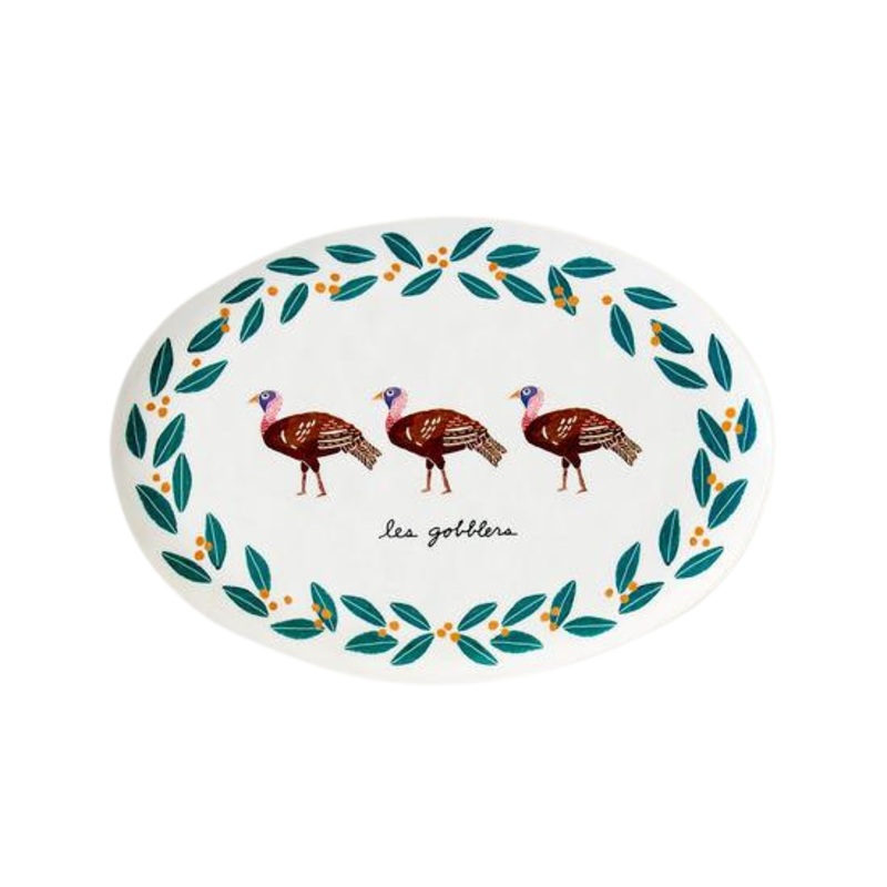 GOBBLER MELAMINE TURKEY PLATTER