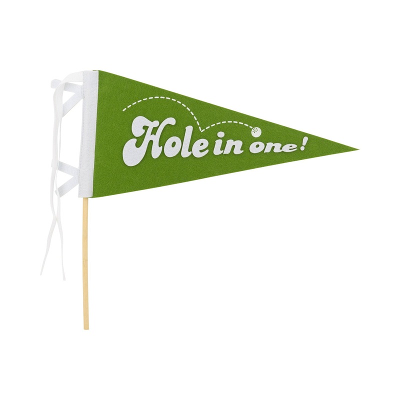 GOLF FELT PENNANT FLAG