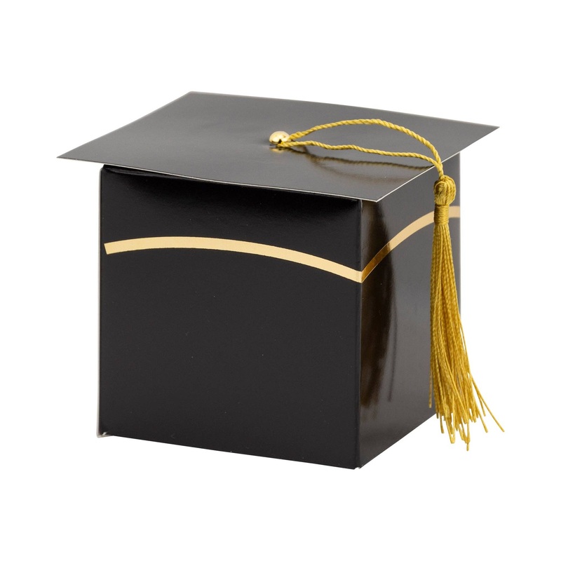 GRADUATION CAP TREAT BOXES