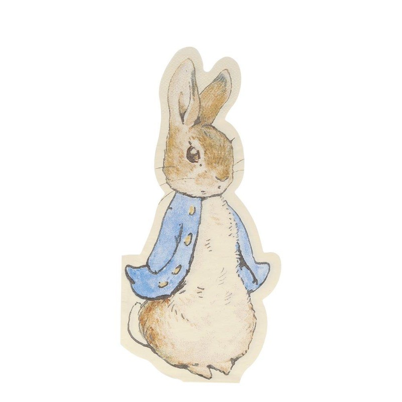 MERI MERI X PETER RABBIT DIE CUT NAPKINS