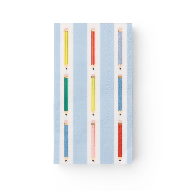 PENCIL STRIPE GUEST TOWELS