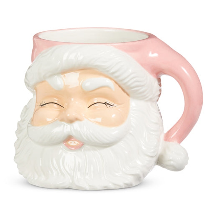 PINK SANTA HEAD CONTAINER