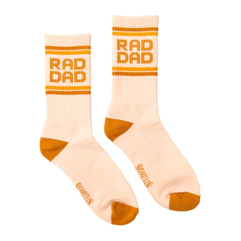 RAD DAD RIBBED CREW SOCKS