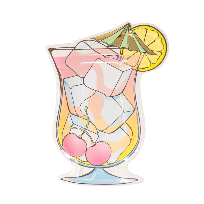 TROPICAL DRINK PLATES
