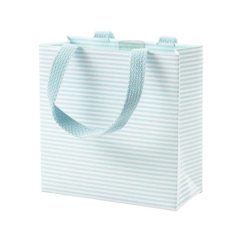 BLUE STRIPE MINI GIFT BAG