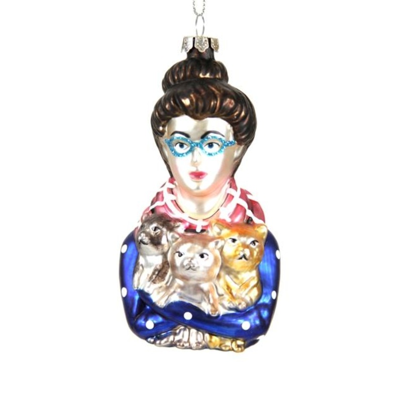 CAT LADY ORNAMENT