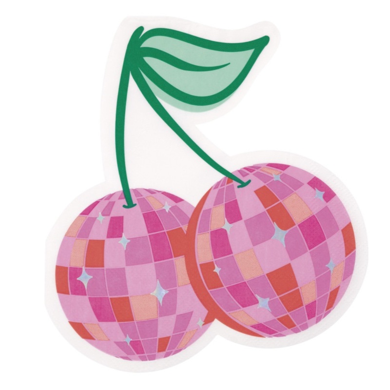 DISCO CHERRY NAPKINS