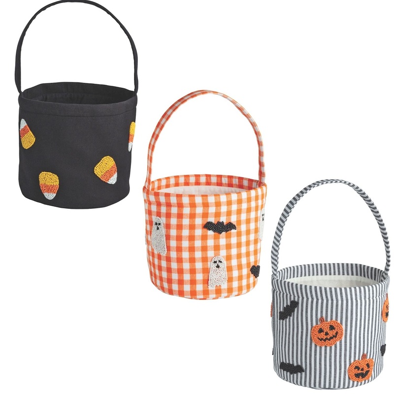 HALLOWEEN BEADED TREAT BUCKET