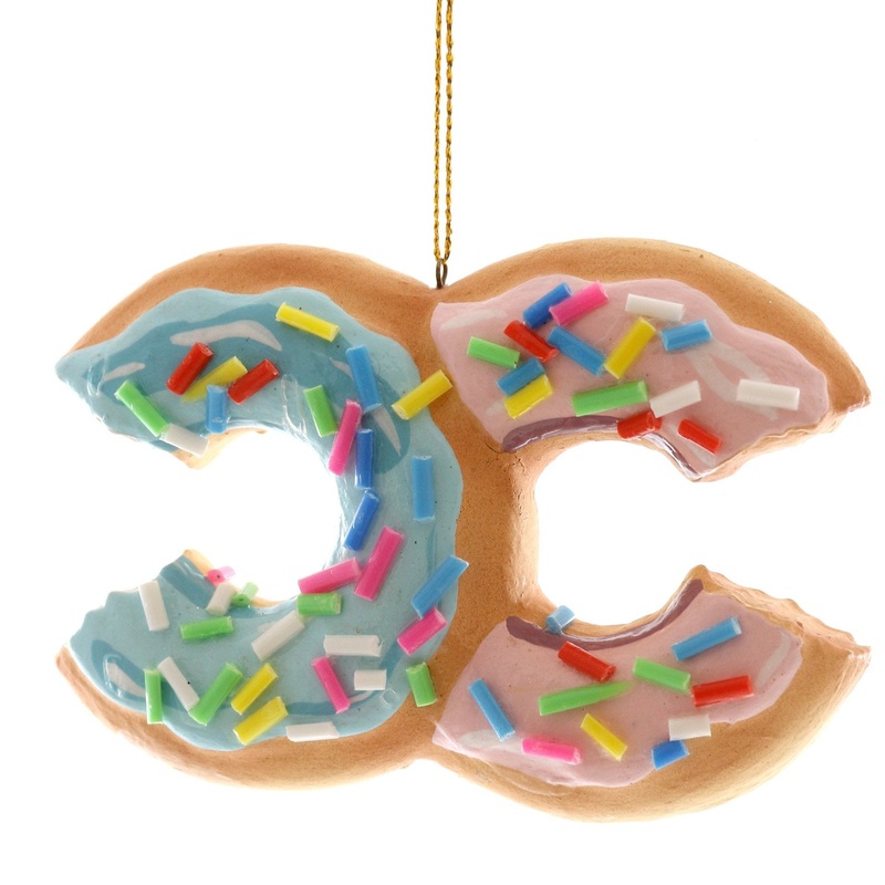 HIGH FASHION DONUT CHRISTMAS ORNAMENT BY CODY FOSTER