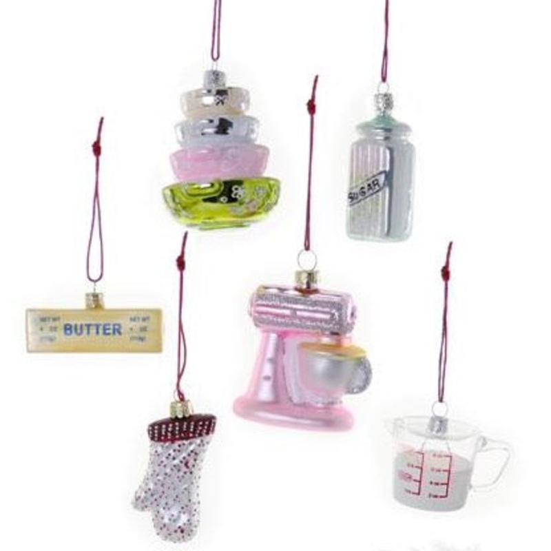 KITCHEN ITEMS CHRISTMAS ORNAMENTS