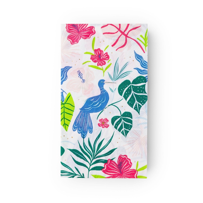 LUAU TROPICAL BIRD GUEST TOWELS
