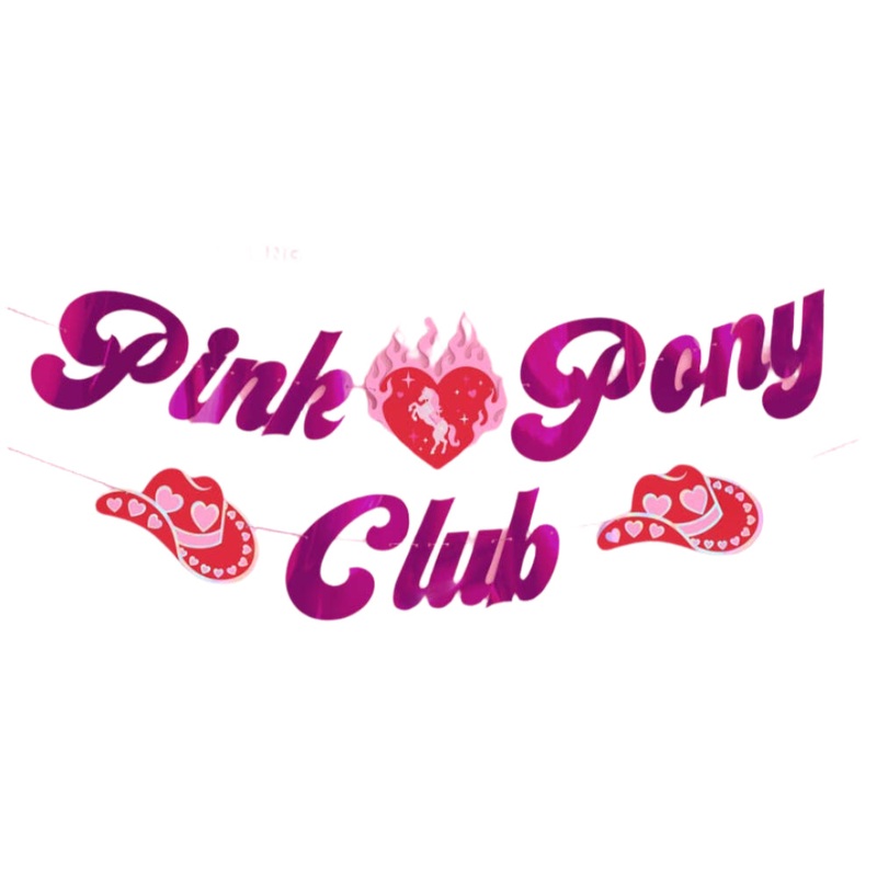PINK PONY CLUB BANNER