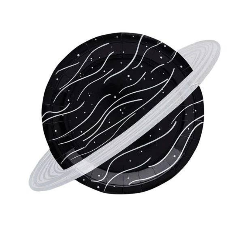 PLANET SHAPED PAPER PLATES