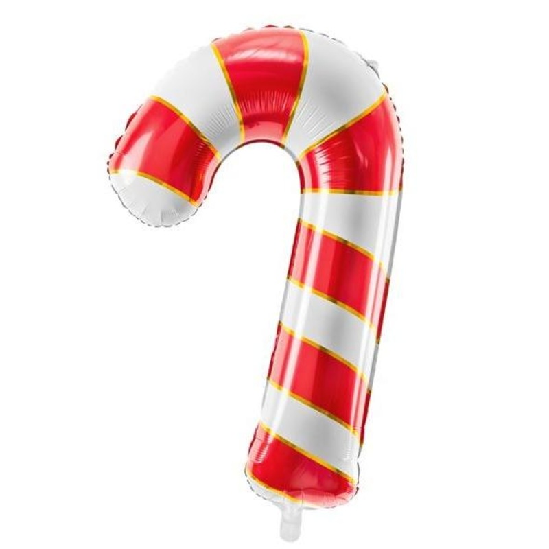 RED CANDY CANE BALLOON