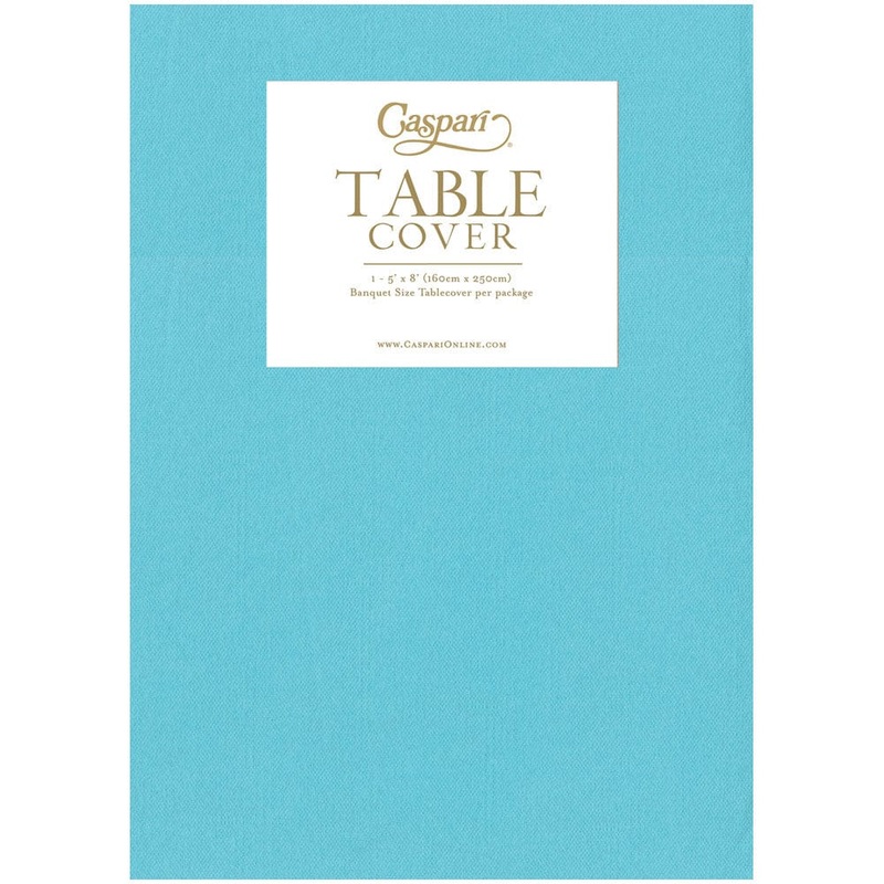 ROBIN’S EGG LINEN LIKE TABLE COVER
