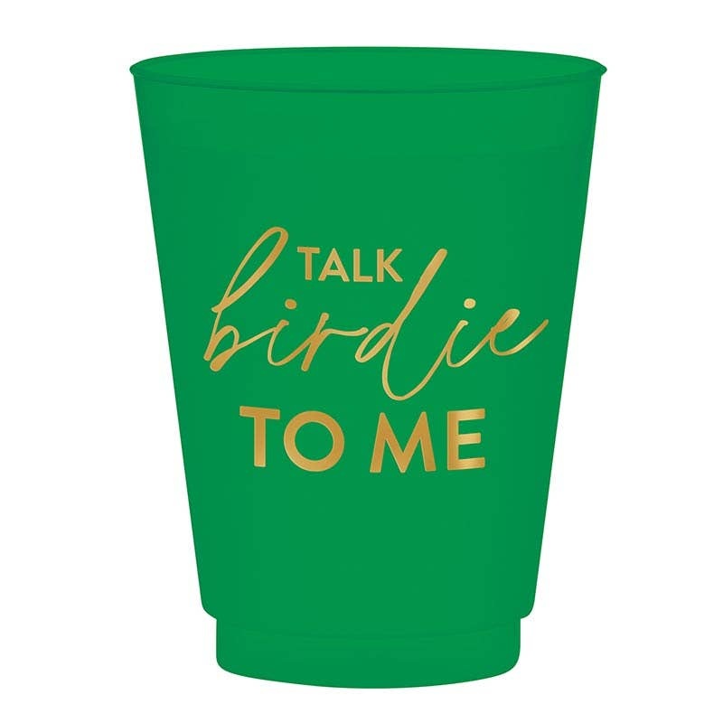 TALK BIRDIE TO ME GOLF CUPS