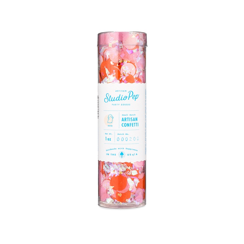 BOO PINK & ORANGE CONFETTI