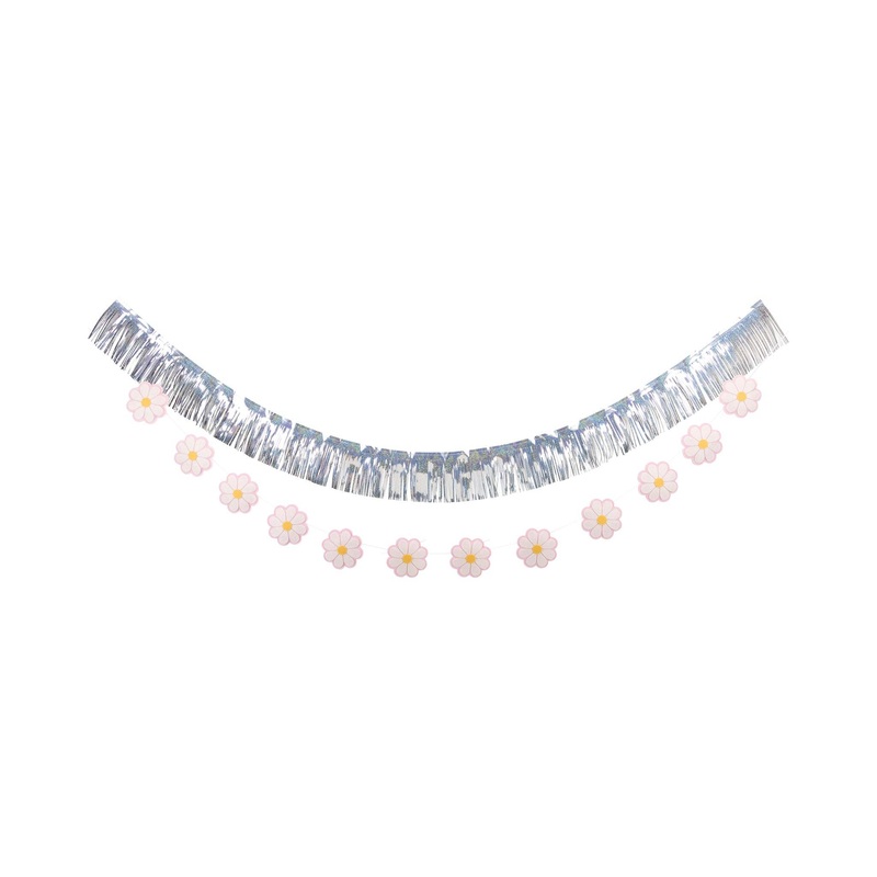 DISCO DAISY PUFFY FELT BANNER SET