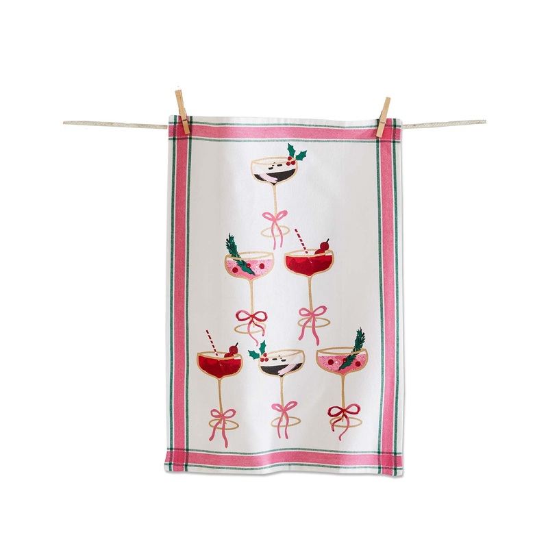 HOLIDAY COCKTAIL DISH TOWEL