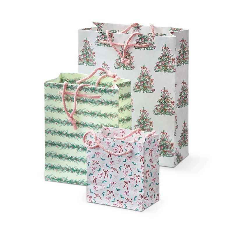HOLIDAY GIFT BAG SET