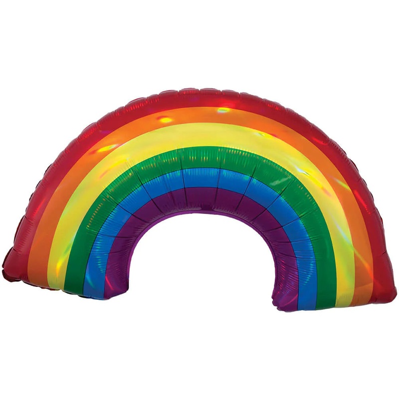 IRIDESCENT RAINBOW BALLOON