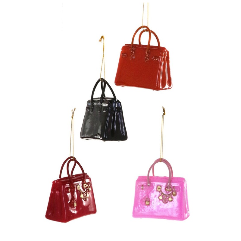LUXURY BAG GLASS ORNAMENT BY CODY FOSTER